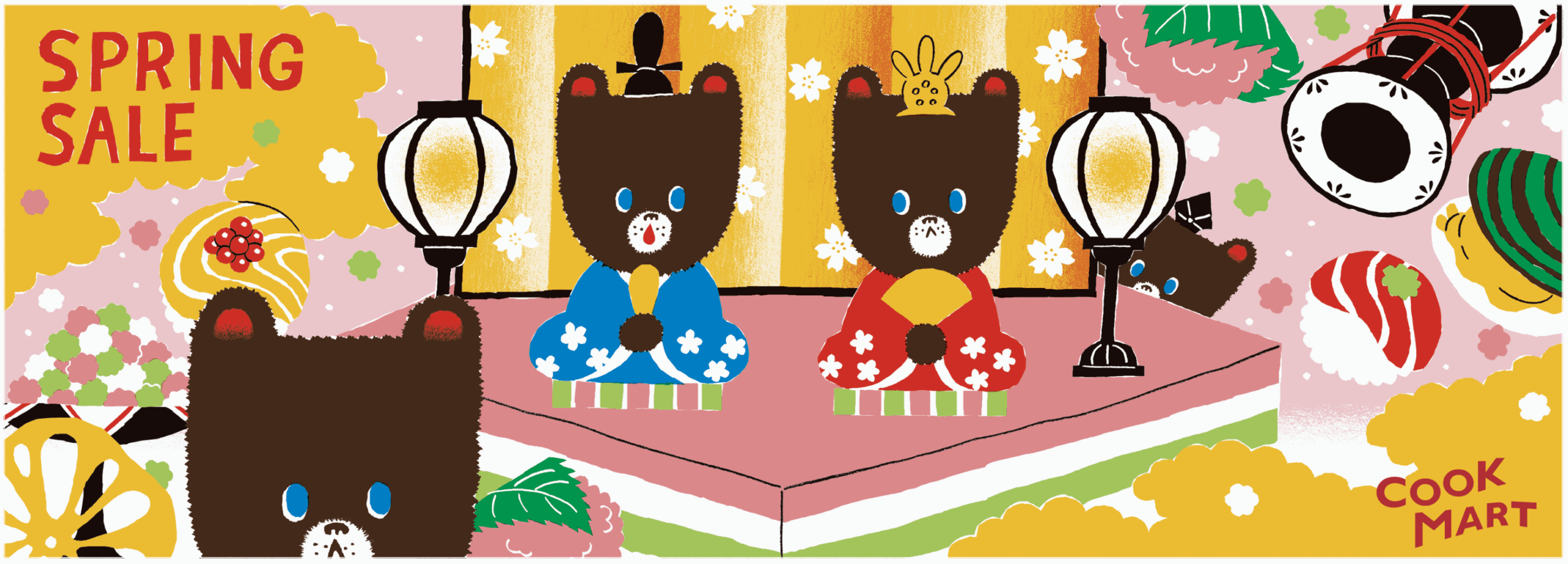 クックマちゃんのひなまつり